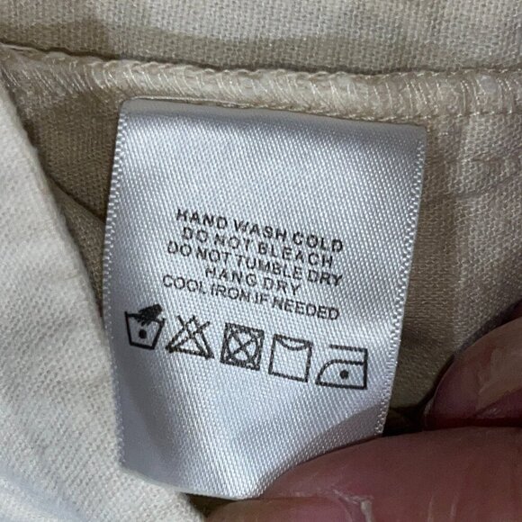 LPA Linen Blend Jacopo Side Button Closure Sailor Wide Leg Pants - Ivory - XS - Picture 11 of 11